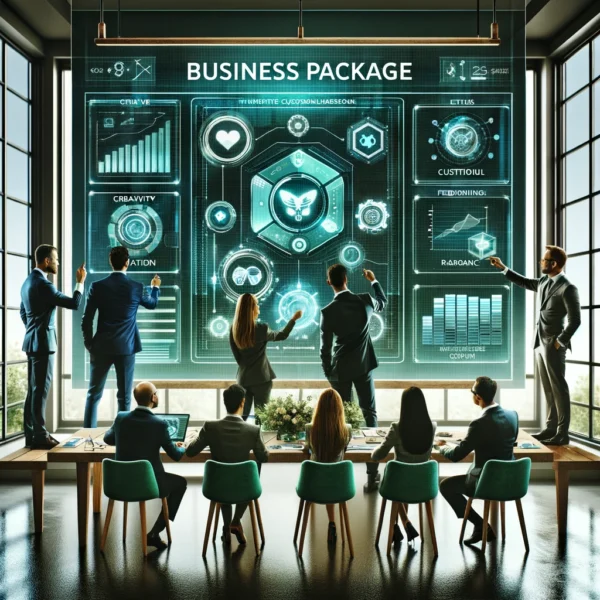 Business Package emphasizing a personalized approach to digital strategy